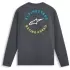 T-shirt Manches Longues Alpinestars Trackside Charcoal