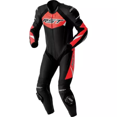 Combinaison RST Tractech Evo D3O Noir Rouge Fluo