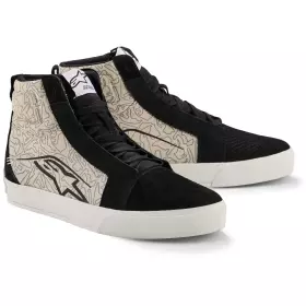 Baskets Alpinestars Ride-63 Canvas Noir Gris Blanc