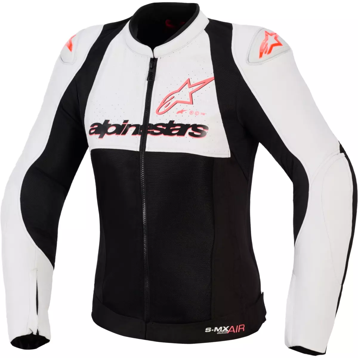 Blouson Femme Alpinestars Stella SMX Air Gris Noir Corail Fluo