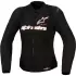 Blouson Femme Alpinestars Stella SMX Air Noir Blanc Rouge Fluo