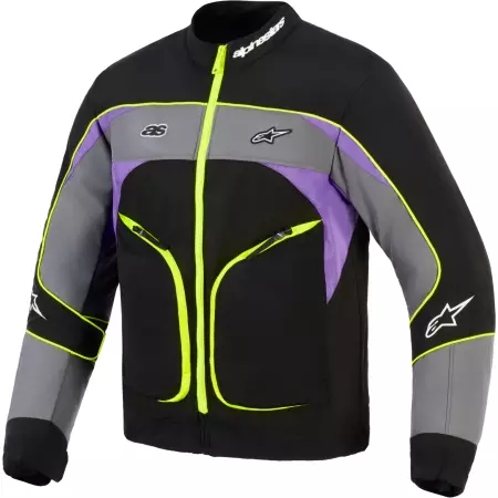 Blouson Alpinestars Unite Noir Asphalt Violet