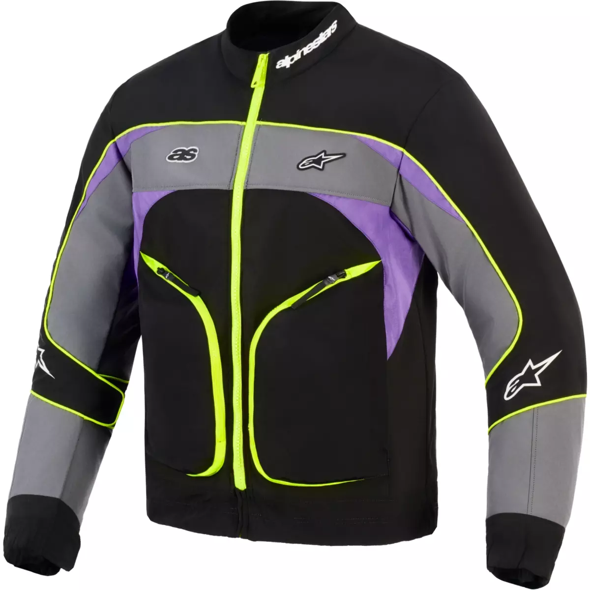 Blouson Alpinestars Unite Noir Asphalt Violet