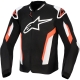 Blouson Alpinestars T-GP Air Noir Rouge Fluo