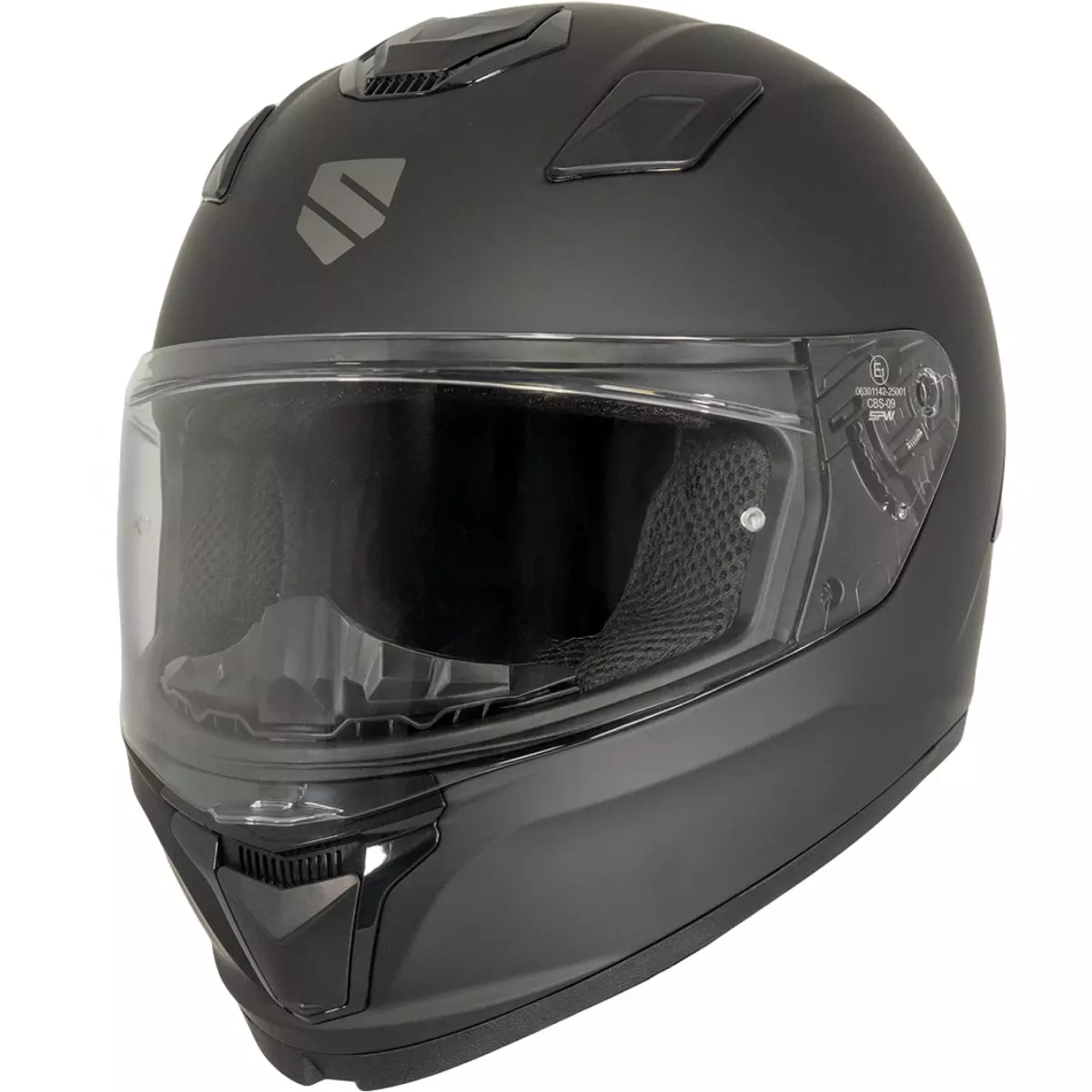 Casque SPW S-607 Solid Noir Mat