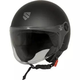 Casque Jet SPW S-103 Solid Noir Mat