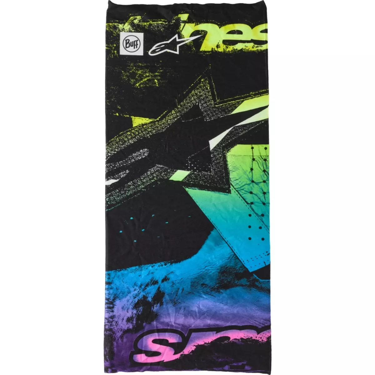 Tour De Cou Alpinestars Buff Ignite Noir Rouge Brillant