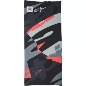 Tour De Cou Alpinestars Buff Mogress Noir Camouflage Rouge Fluo