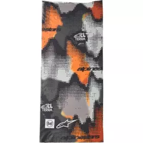Tour De Cou Alpinestars Buff Nazca Gris Camouflage Orange Fluo