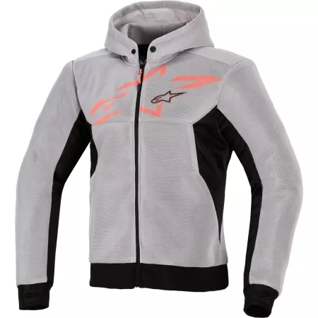 Sweat Alpinestars Chrome Superairflow Noir Gris Rouge Fluo