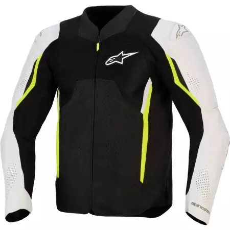 Blouson Alpinestars Ast V3 Air Noir Silver Jaune Fluo