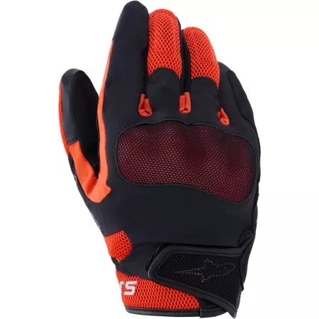 Gants Alpinestars Mogress Airflow Noir Rouge Tangerine