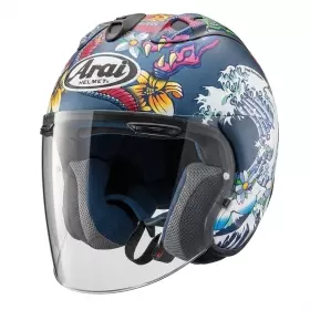 Casque Arai SZ-R Vas Evo Oriental Bleu Mat