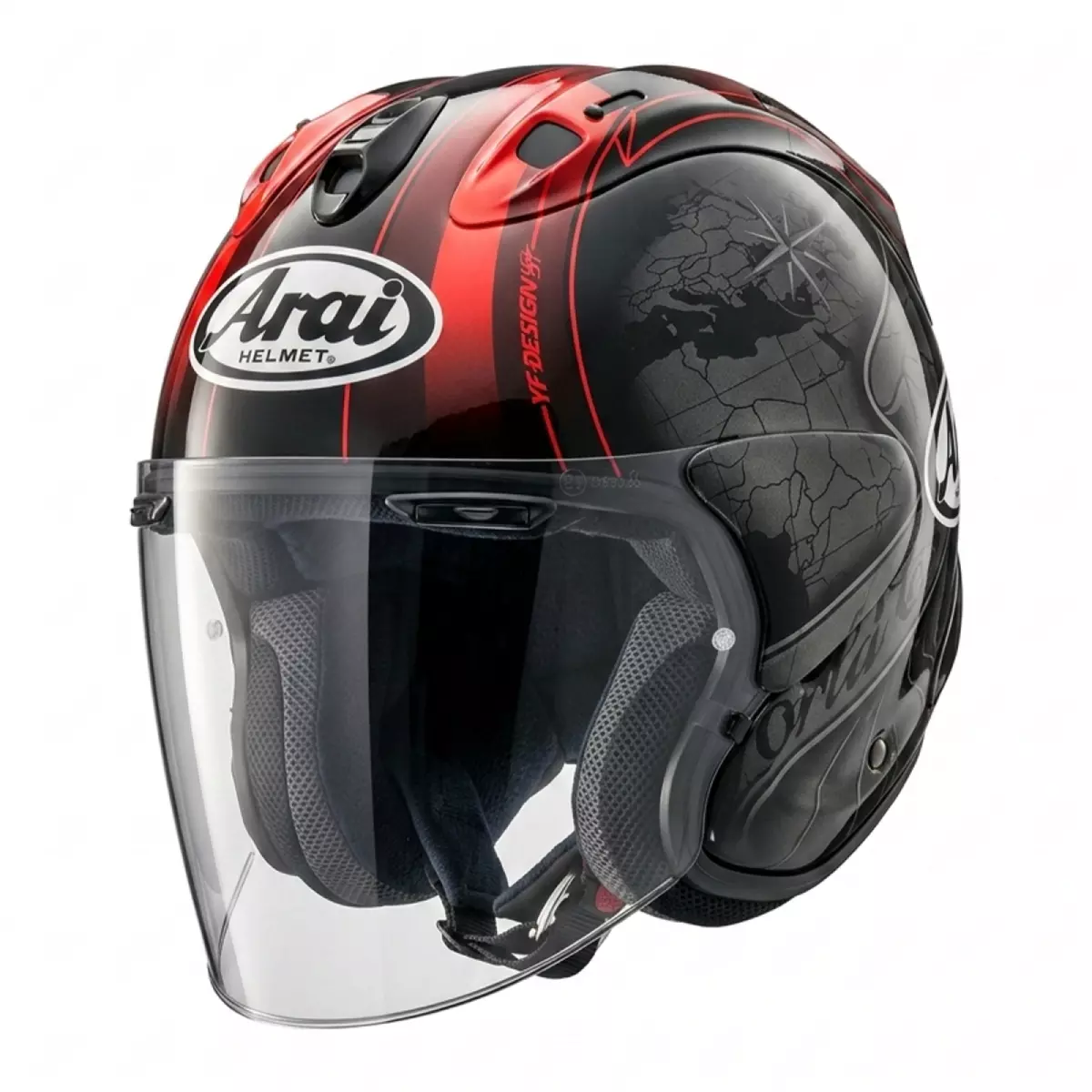 Casque Arai SZ-R Vas Evo Replica Harada Noir Rouge