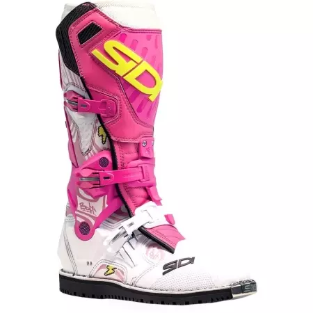Bottes Cross Sidi Crossair HD Blanc Rose
