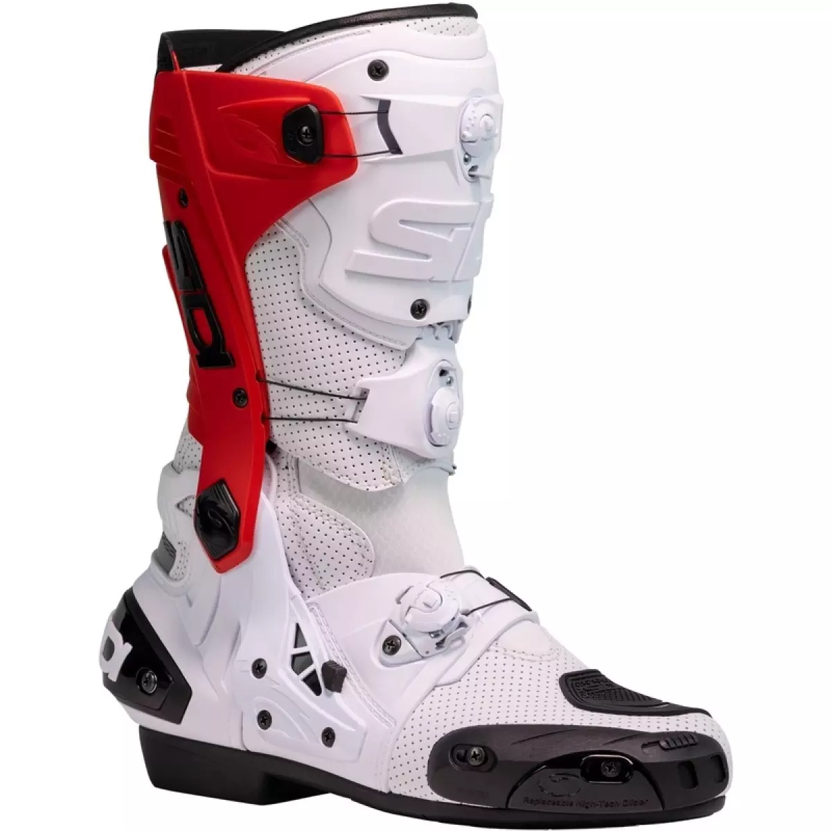 Bottes Sidi Rex Air Blanc Rouge