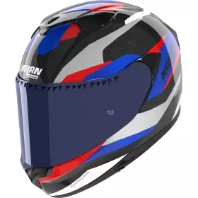 Casque Nolan X-904 Ultra Carbon Calibro Noir Gris Bleu