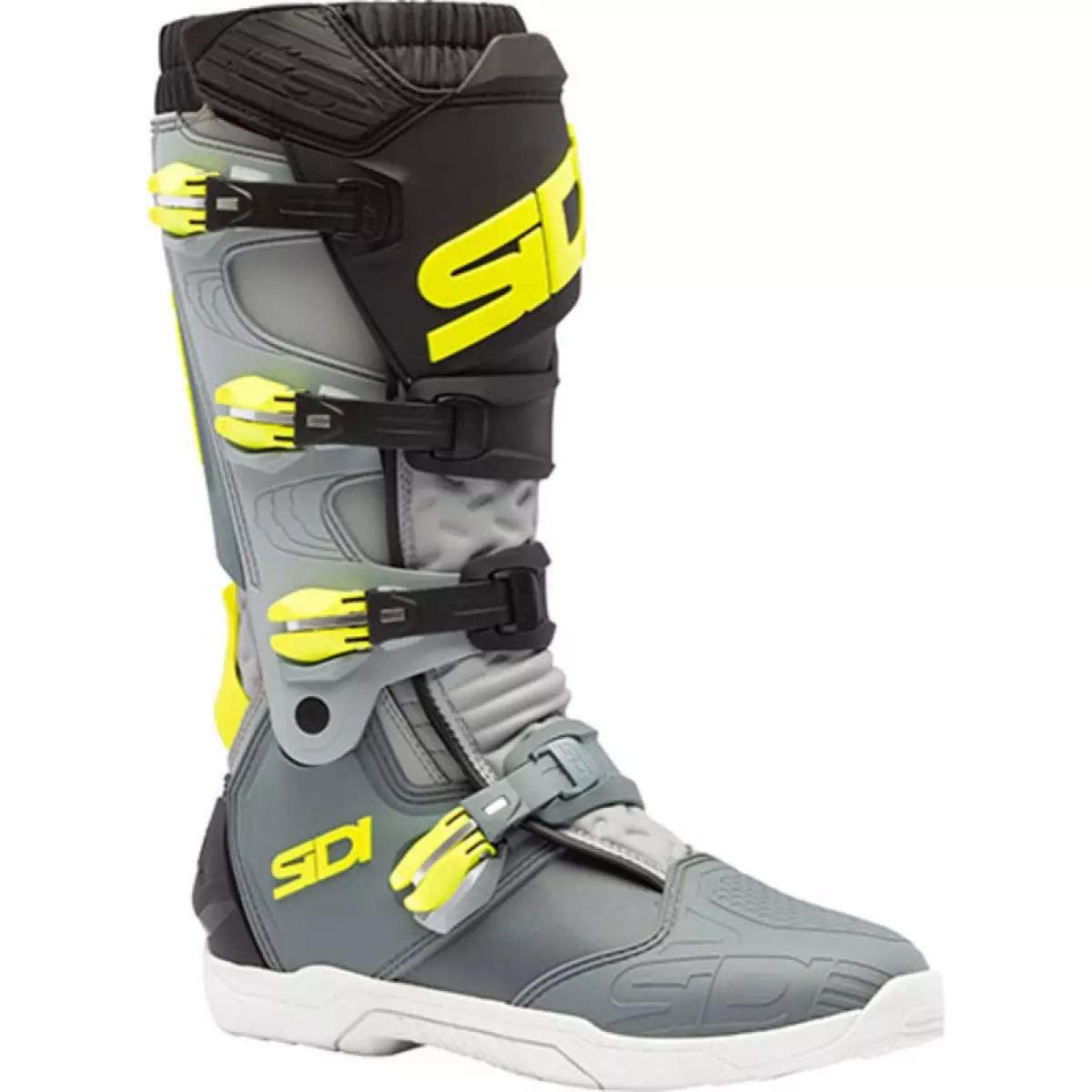Bottes Cross Sidi X Power SC Gris Jaune Fluo