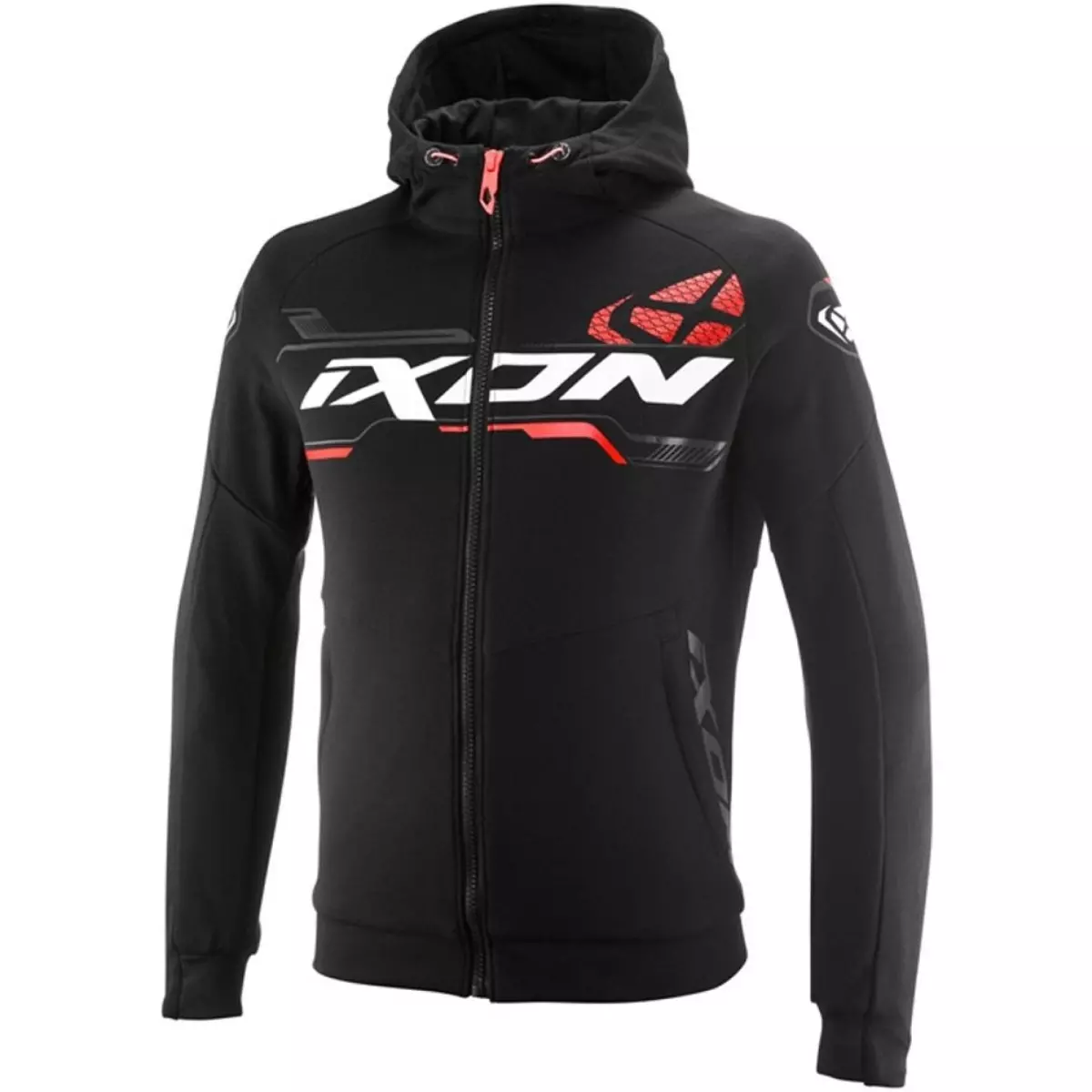 Blouson Ixon Touchdown Ultra Noir Blanc Rouge