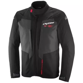 Veste Ixon Tyr Noir Anthracite Rouge Vif