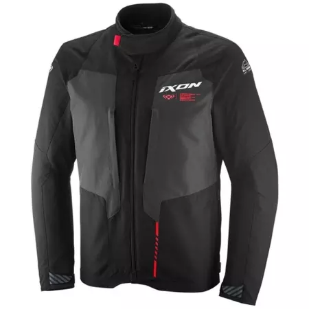 Veste Ixon Tyr Noir Anthracite Rouge Vif