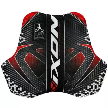 Protection Thoracique Ixon Ix-Race Noir Blanc Rouge