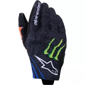 Gants Alpinestars FQ20 Reef V2 Monster Noir Rouge Fluo Bleu Vert