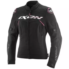 Blouson Femme Ixon Meteor 31 Noir Blanc Rose