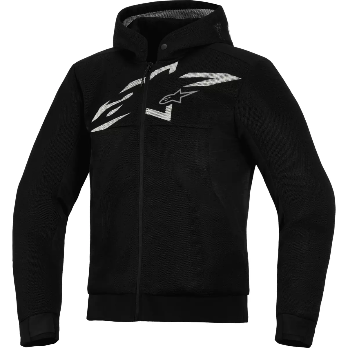 Sweat Alpinestars Chrome Superairflow Noir Gris Foncé Blanc