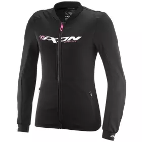 Blouson Femme Ixon Arma Noir Blanc Rose Vif