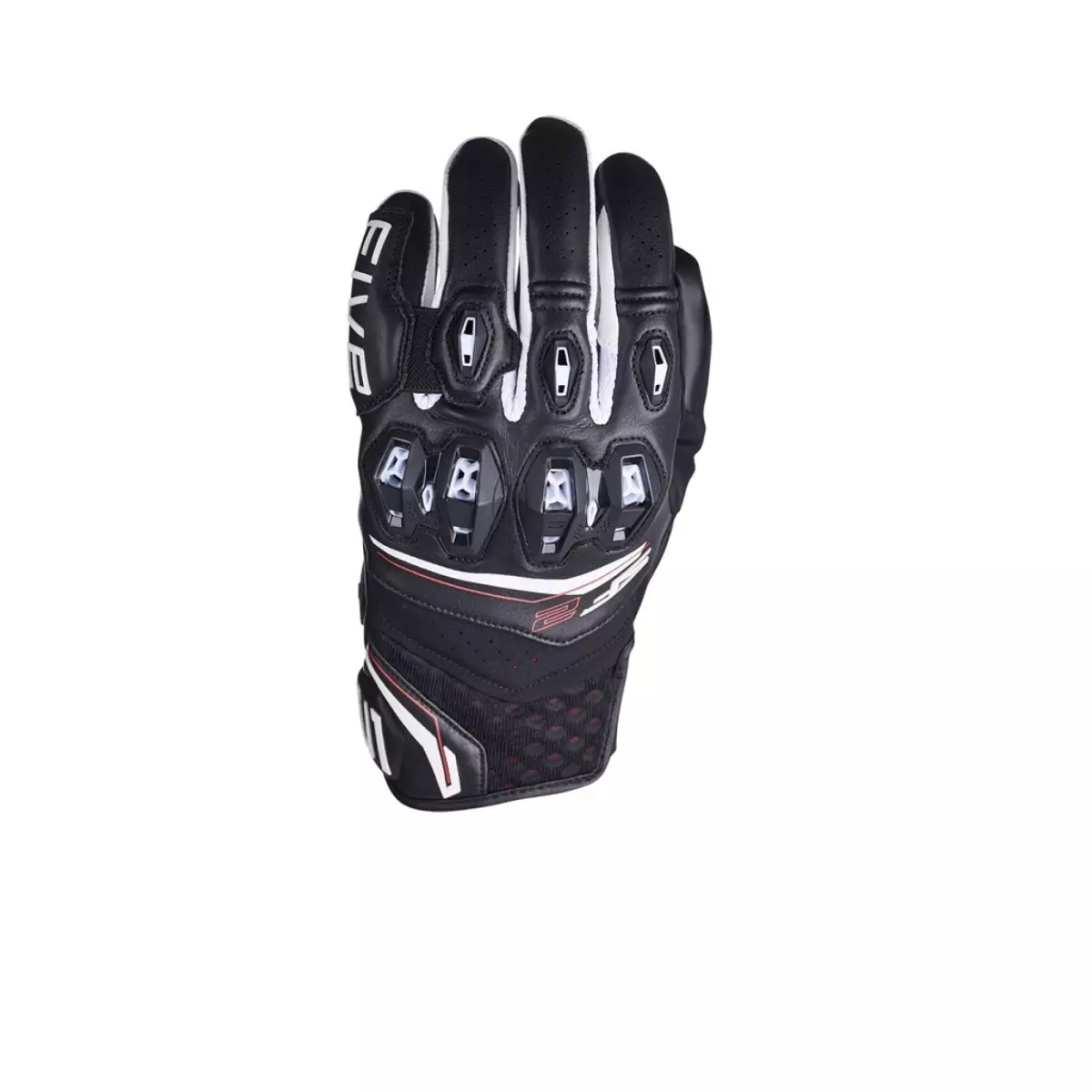 Gants Five SF2 Evo Noir Blanc Rouge Fluo