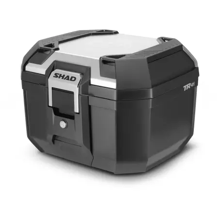Top Case Shad TR41 Terra Noir Couvercle Alu - Top Case et Valise Moto SHAD
