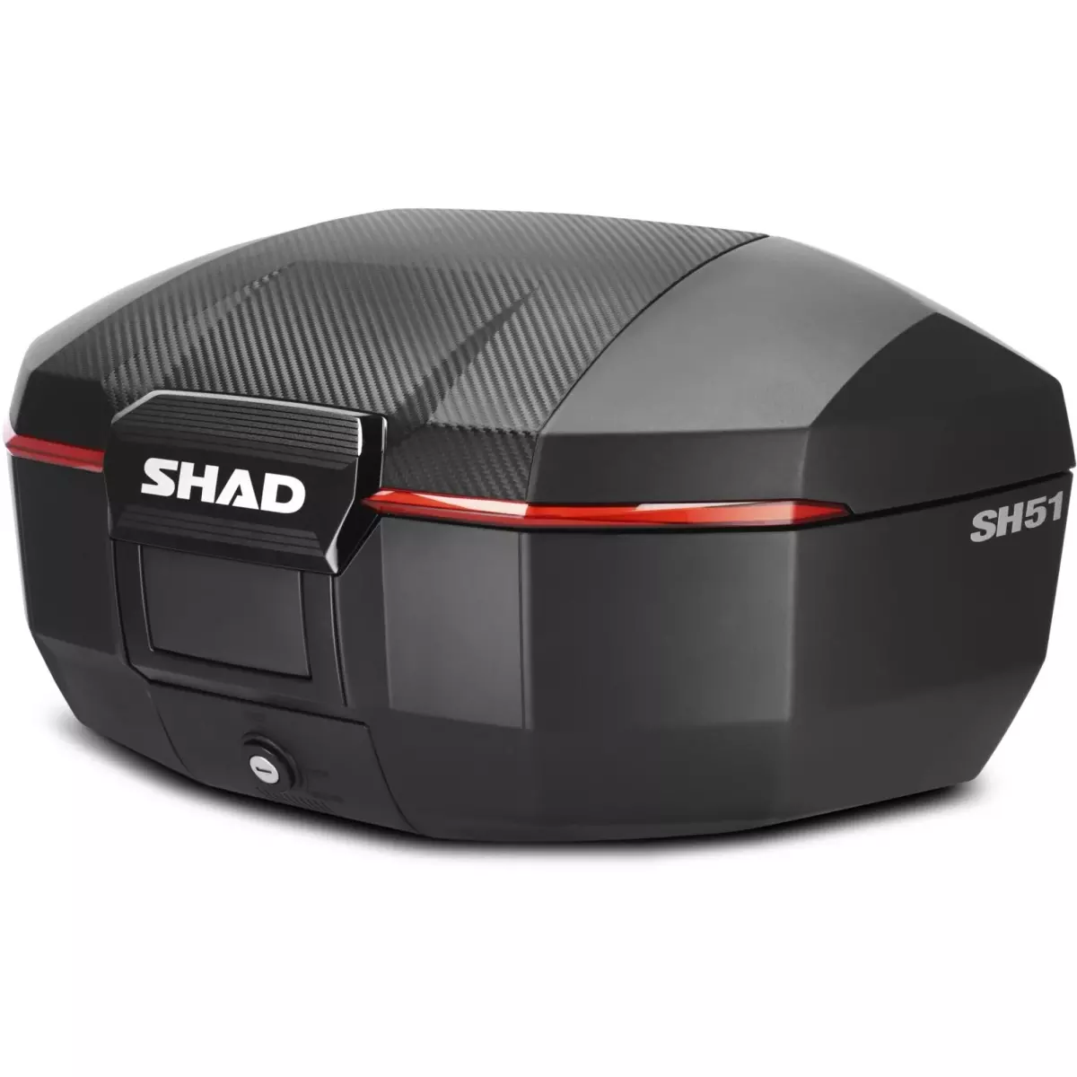 Top Case Shad SH51 Noir Couvercle Carbone