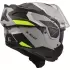 Casque Ls2 FF910 Advant II Triple Gris Clair Jaune H-V