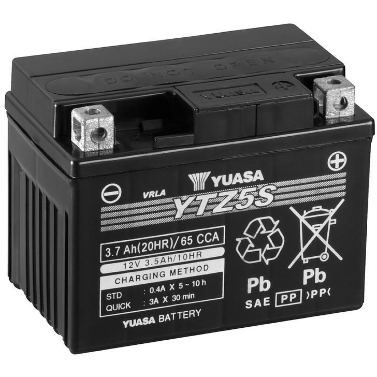 Batterie Yuasa YTZ5S 12V 3.7Ah - Prête À L'emploi