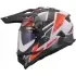 Casque LS2 MX702 Pioneer II Block Gris Rouge