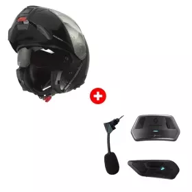 Pack Casque Schuberth C5 Carbon Glossy + Intercom Bluetooth Schuberth SC Edge