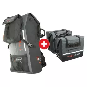 Pack Aventure Tekride WP Line Sac à Dos 25L + Sacoche de Jambe 2L + Sacoches 2x25L