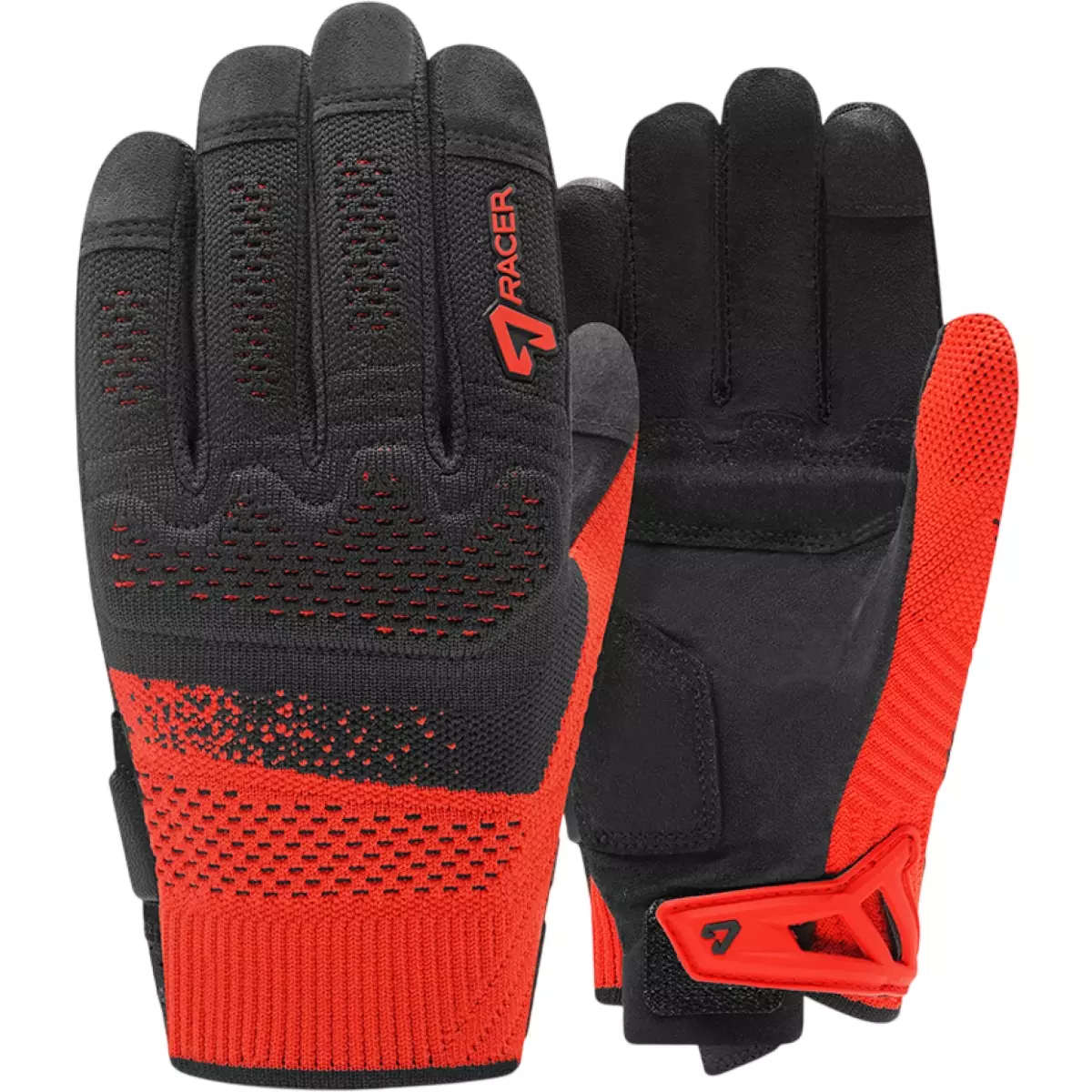 Gants Racer Ventus Noir Rouge