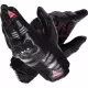 Gants Femme Dainese Reacto Carbon Court Noir Rose Fluo