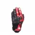 Gants Dainese Reacto Carbon Court Noir Rouge Lava