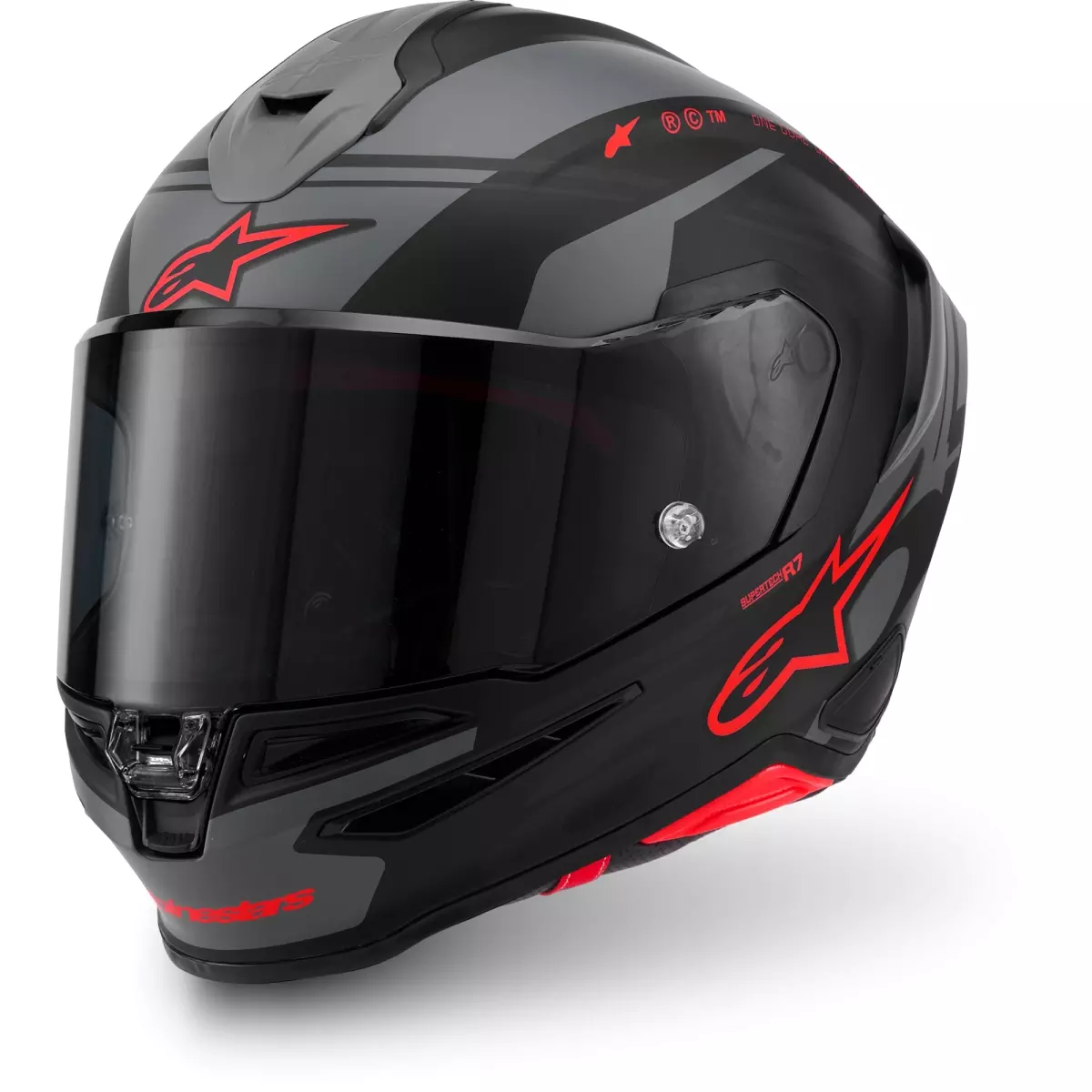 Casque S-R7 A-Core Noir Gris Rouge