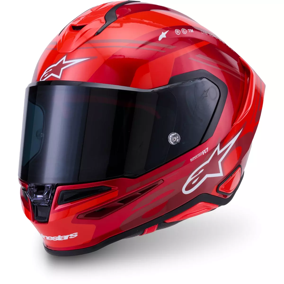 Casque S-R7 A-Core Rouge Blanc