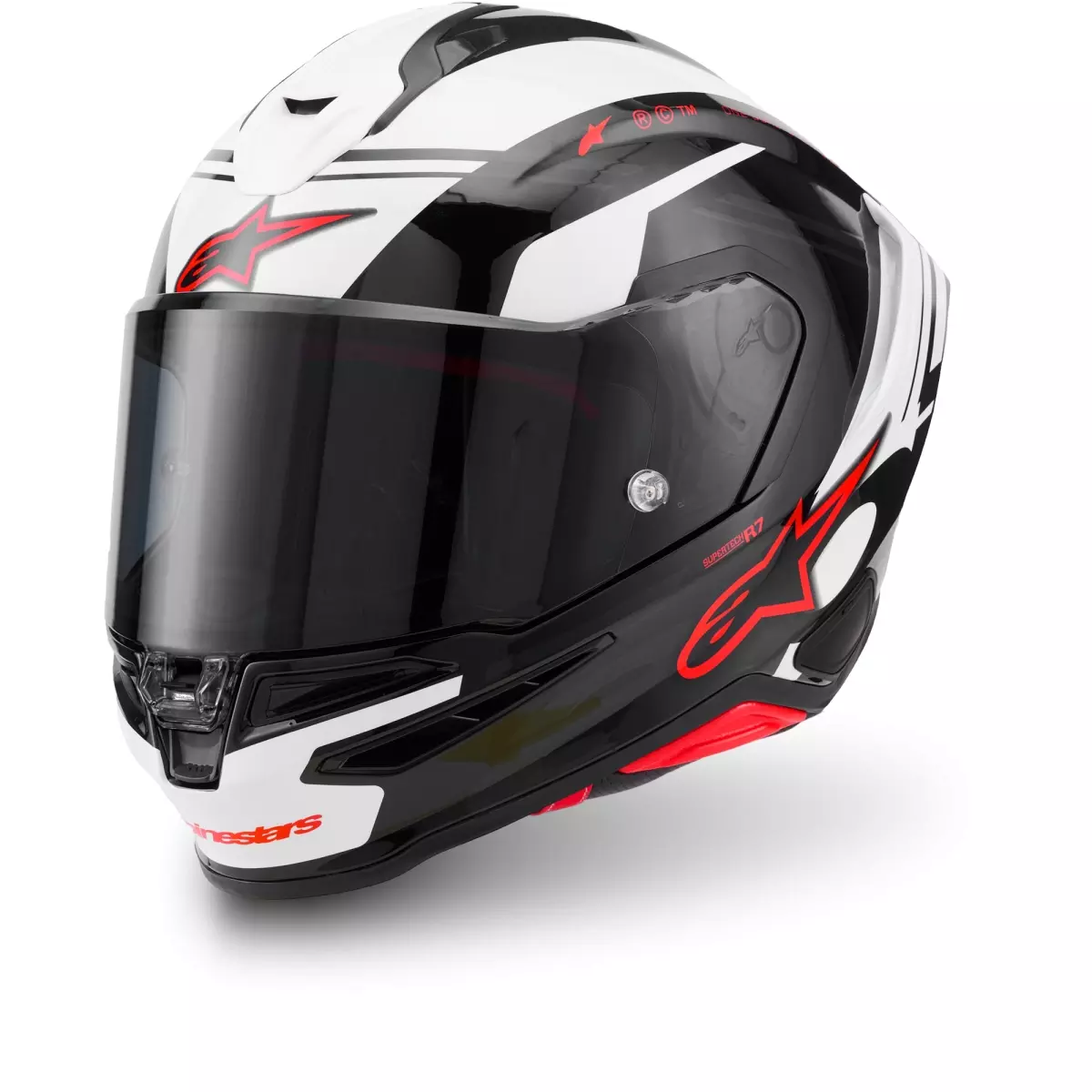 Casque S-R7 A-Core Noir Blanc Rouge