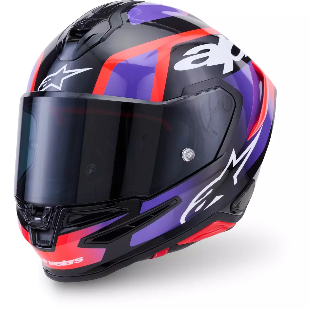 Casque S-R7 Lumen Noir Violet Rouge Blanc
