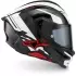 Casque S-R7 A-Core Noir Blanc Rouge