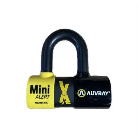 Mini Bloque Disque Auvray Xtrem Alarme SRA + Cordon De Rappel - Bloque Disque AUVRAY