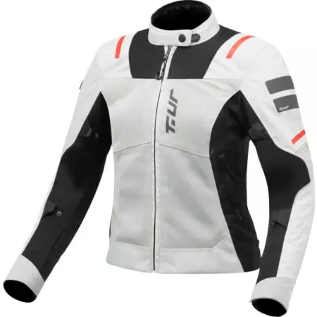 Blouson Femme T.UR Elba Evo Blanc Noir - Equipement Femme T.UR