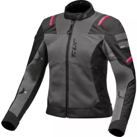Blouson Femme T.Ur Elba Evo Noir Anthracite - Blousons et Vestes Moto Femme T.UR