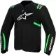 Blouson Alpinestars T-SPS Air V2 Noir Vert Fluo